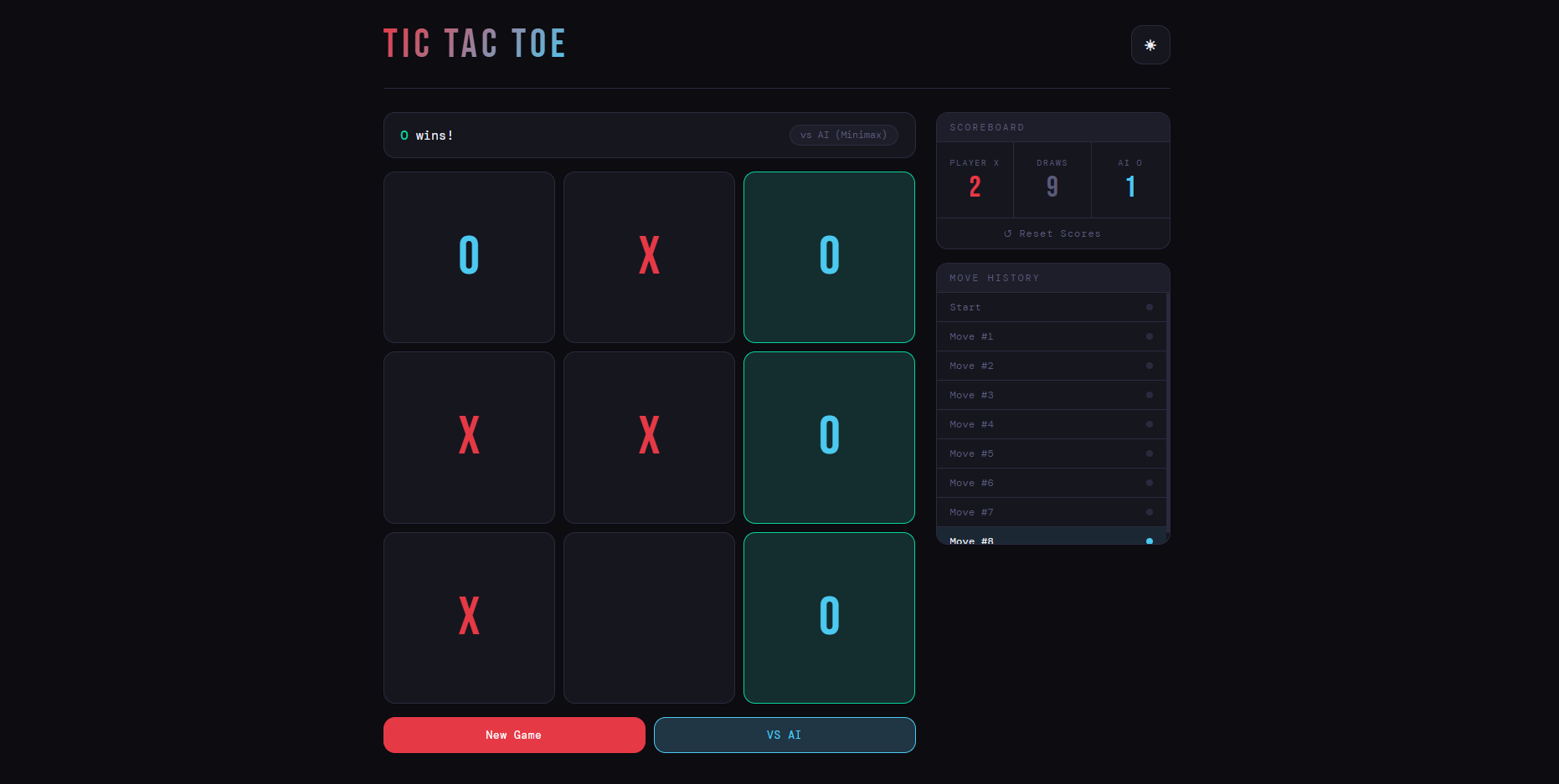 Tic Tac Toe AI screenshot 3